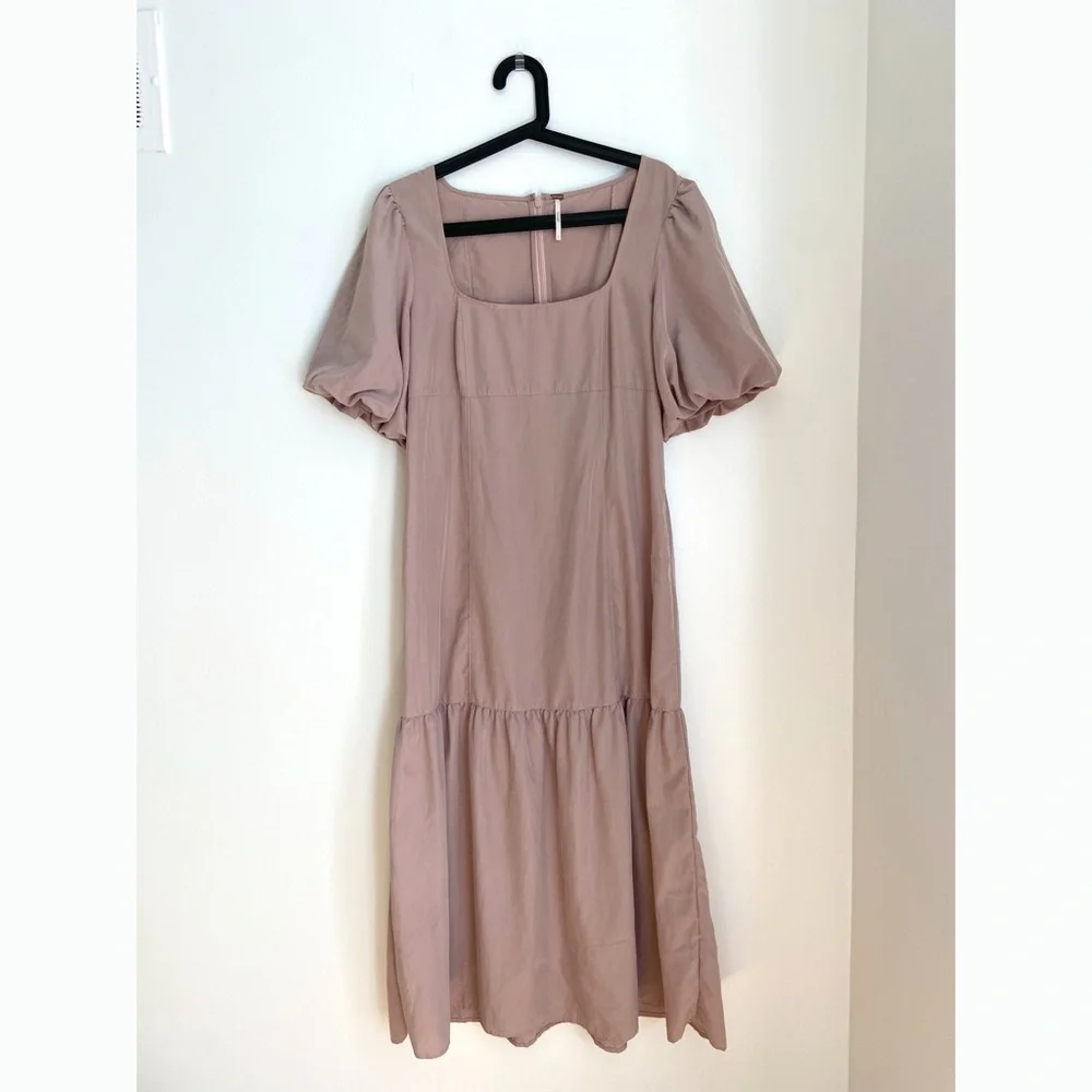 Free People // rose coloured dress - Picture 4 of 7